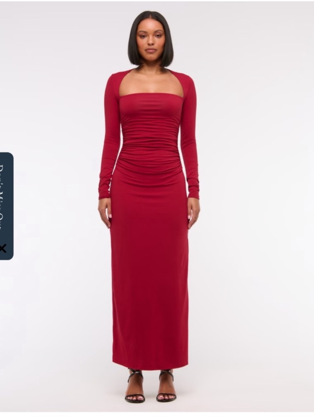 Abercrombie & Fitch Ava Long Sleeve Knit Maxi Dress